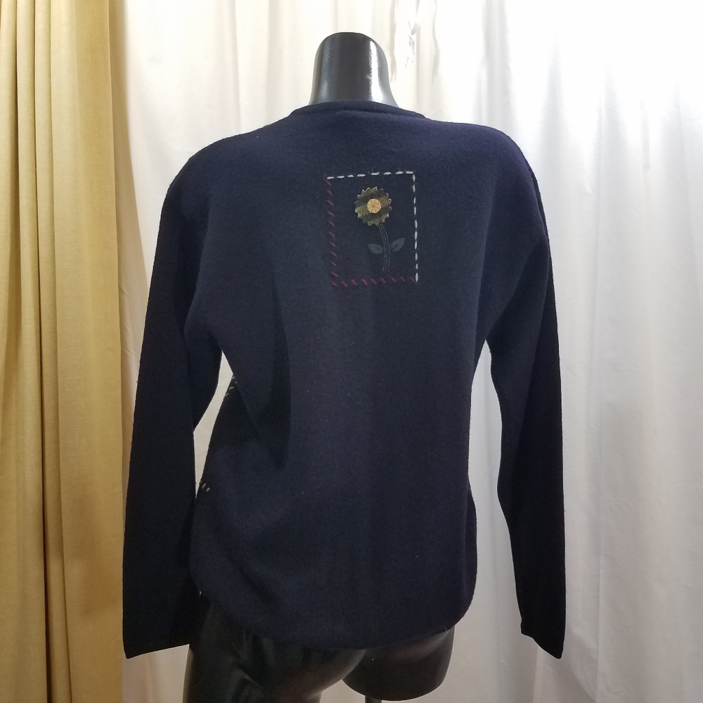 Talbots Patchwork Grandma Cardigan - image 3